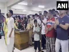 
      
       Devotees throng ISKCON temple in Dhaka to celebrate Janmashtami
      
      