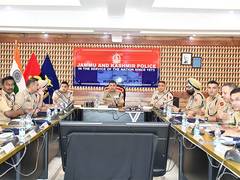 
      
      J-K: IGP Kashmir chairs crime and security review meeting  
      
      