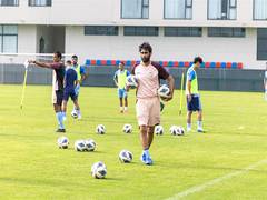 
      
      Men's football team holds first training session in Bengaluru
      
      
