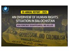 
      
      Human Rights Council of Balochistan highlights escalation of viol
      
      
