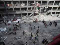 
      
      Israel strikes Hamas cell using hospital as shelter
      
      