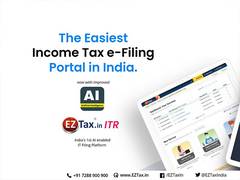 
      
      EZTax's AI-Driven Self-Service ITR Portal 
      
      