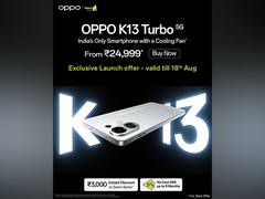 
      
      OPPO K13 Turbo 5G: India’s Only Smartphone with a Cooling Fan 
      
      