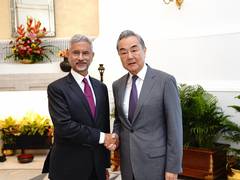 
      
      India-China relations showing positive trend: Wang Yi
      
      