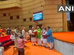 
      
      PM Modi felicitates NDA Vice Presidential candidate Radhakrishnan
      
      