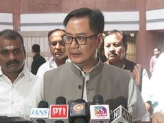 
      
      'PM Modi appealed to MPs, Oppn, to support Radhakrishnan': Rijiju
      
      