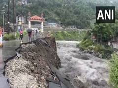 
      
      Himachal Pradesh rainfall: Road damaged near Bhoothnath bridge ov
      
      