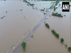 
      
      Raval village in Gujarat’s Dwarka flooded after heavy rains
      
      