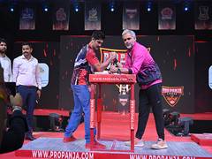 
      
      Vijender Singh, Dara Singh fire up Rohtak Rowdies 
      
      