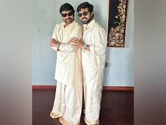 
      
      Ram Charan wishes Chiranjeevi on birthday
      
      