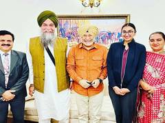 
      
      Punjab Vidhan Sabha Speaker Kultar Singh Sandhwan condoles the de
      
      