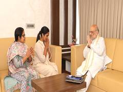 
      
      Shah meets family of Pahalgam attack victim in Kochi
      
      