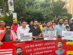 
      
      UKPNP holds protest at Pakistan High Commission in London
      
      