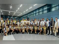 
      
      Malaysia, first team to arrive for Asia Cup Rajgir, Bihar 2025
      
      