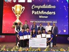 
      
      SBI & IIT Guwahati honour winners of PSB Hackathon ‘FINNOVATION'
      
      