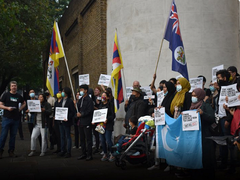 
      
      Tibetans, allies to protest in London against China
      
      