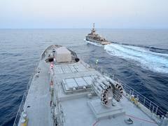 
      
      INS Tamal participates in passage exercise with HR Ritsos
      
      