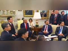 
      
      US Prez Trump highlights role in inter-Korean relations
      
      