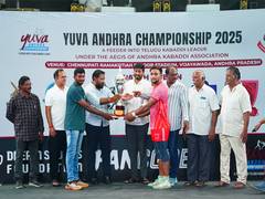 
      
      Amravati Crushers crowned champions of Yuva Andhra Championship
      
      