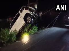 
      
      Two bodies recovered, one missing after car falls into drain
      
      