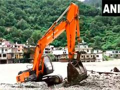 
      
      Uttarkashi admin works to drain temporary lake at Syanachatti
      
      