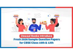 
      
      Oswaal Books Introduces Fresh 2026 Sample Question Papers 
      
      