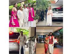 
      
      Celebs join Ganesh Chaturthi at Bhagnani residence
      
      