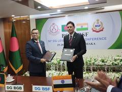 
      
      India, Bangladesh Border Forces chart joint action against cross-
      
      