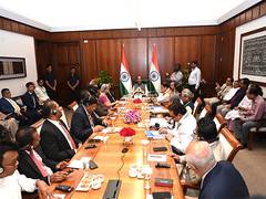 
      
      Om Birla meets Sri Lankan parliamentary delegation
      
      