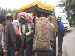 
      
      Vegetable supplies affected after Manali National Highway damaged
      
      