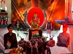 
      
      Pune: Ganeshotsav decoration pays tribute to Indian Army’s Op Sin
      
      