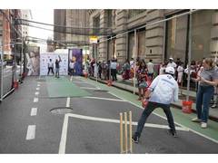 
      
      Cricket Takes over Park Avenue After India Day Parade 
      
      