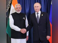 
      
      PM Modi discusses Ukraine, bilateral cooperation with Putin
      
      