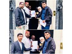 
      
      Oppressed nations rally in London, submit memorandum to UK PM
      
      