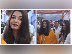 
      
      Aishwarya steps out for Ganpati darshan in Mumbai with daughter
      
      