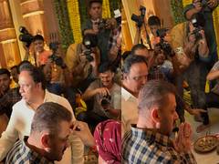 
      
      Salman pays visit to Ashish Shelar’s house for Ganpati Darshan
      
      