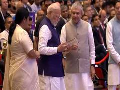 
      
      Semicon 2025: First made in India chip presented to PM Modi
      
      