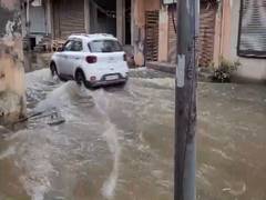 
      
      Severe waterlogging seen in residential areas of Ambala
      
      