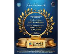 
      
      SIMATS Engineering's CSE Program Earns Prestigious ABET
      
      