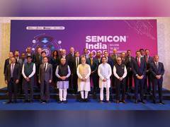 
      
      PM Modi interacts with global semiconductor CEOs at SEMICON India
      
      