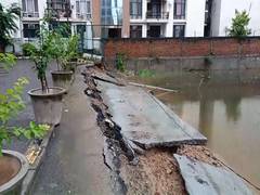 
      
      Punjab: Wall of a residential society building collapses
      
      