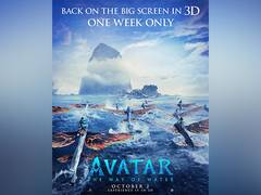 
      
      'Avatar: Way of Water' to re-release in India
      
      