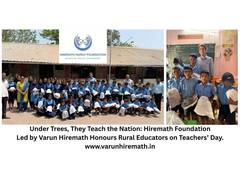 
      
      Hiremath Foundation Honours Rural Educators on Teachers’ Day
      
      