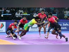 
      
      PKL season 12: Bengaluru Bulls secure first win following w
      
      