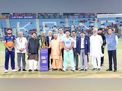 
      
      CM Yogi Adityanath encourages players ahead of UPT20 League final
      
      