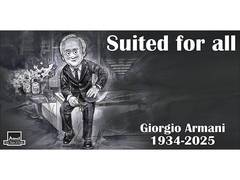 
      
      Amul pays tribute to Giorgio Armani with special doodle 
      
      