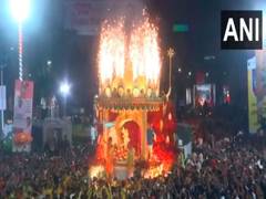 
      
      Devotees witness Shrimant Bhausaheb Rangari Ganpati immersion
      
      