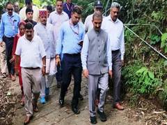 
      
      Himachal CM visits disaster-affected areas in Sujanpur Constituen
      
      