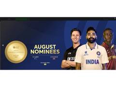 
      
      ICC reveals Player of the Month nominees for August
      
      