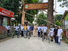 
      
      Final leg of “Ride for Conservation” bicycle rally flagged off 
      
      
